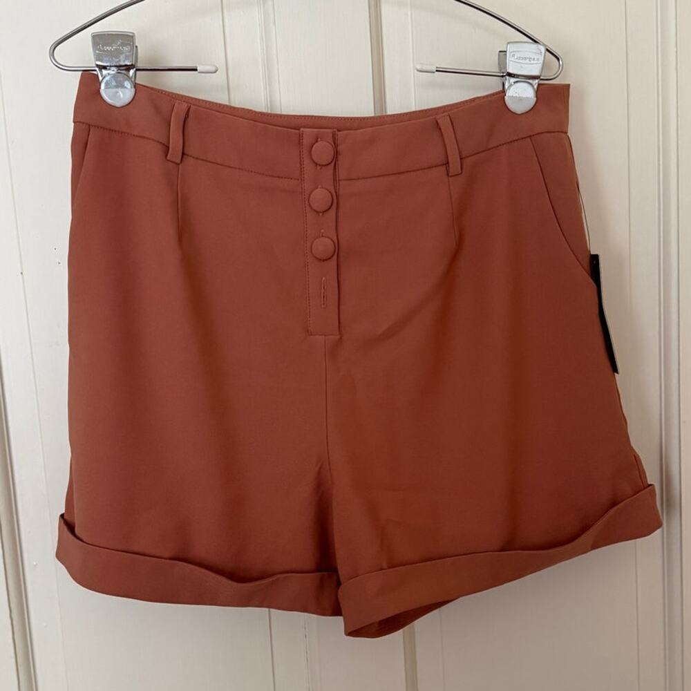 Lulus Professional Babe Tan Blazer and Shorts Set - Large - Picture 6 of 8